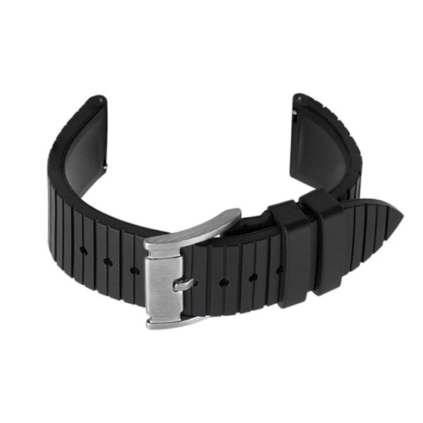 black rubber strap watch bands
